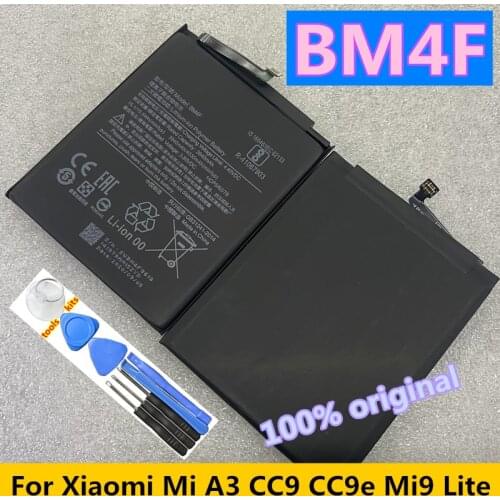BM4F 4030mAh Original Phone Battery For Xiaomi Mi A3 CC9 CC9e Replacement Batteries CC9 Mi9 Lite