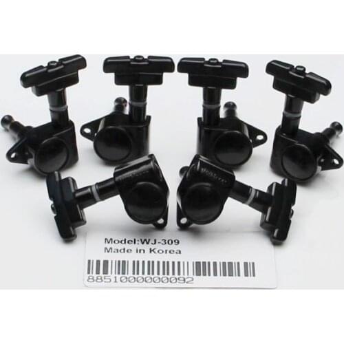 Wilkinson Guitar Tuners Black 3x3 Imperial Style Guitar Tuning Pegs WJ-309