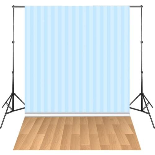 LIFE MAGIC BOX Seamless Washable Blue Striped Wallpaper Backdrop Portable Photo Background for Studio