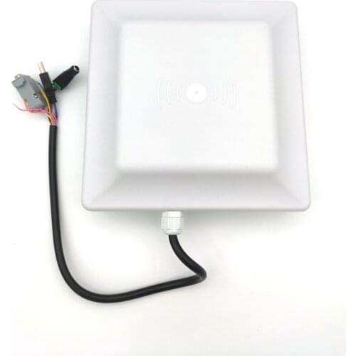 UHF RFID Card Reader 0- 6m Long Distance Range with 8dbi Antenna RS232/RS485/Wiegand Read Integrative UHF Reader