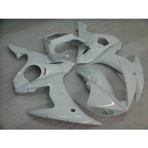 Abs Fairing for YZF R6 03 05 for YAMAHA YZFR6 Fairings 2003 for YAMAHA YZFR6 Fairing 2003 - 2005 White