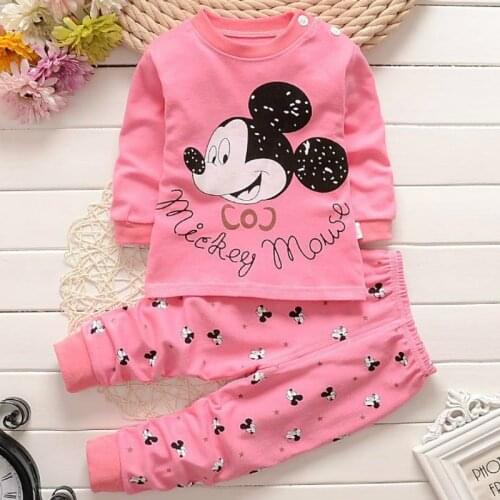 Baby Clothes Cotton Boys and Girls Baby Underwear Set Childrens Autumn Clothes Long Pants Home Childrens newborn clothes