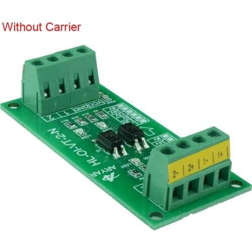 1.8V 3.3V 5V 12V 24V 2 Channel Optocoupler Isolation Board PLC Signal Level Voltage PLCs level conversion of single Module