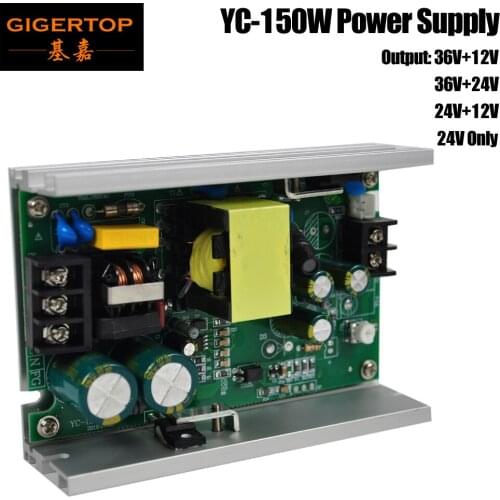 Freeshipping Power Supply Board with Aluminum Cover 36V 24V 12V For Led Blinder Light Led Par Light Background Effect Lighting