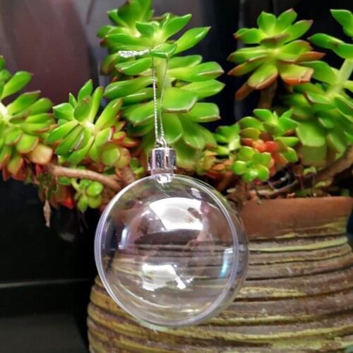 Craft Transparent Ball Home Decoration Wedding Birthday Party Merry Christmas Ornament Gift DIY Box Christmas Decor for Home