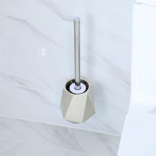 Home Nordic Toilet Brush Creative Simple Wall Mounted Tools Toilet Cleaning Brush Without Punching Brosse Wc Home Items DH50MTS