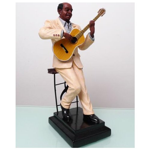 A wedding decoration Home Furnishing Decor gift decoration decoration of American Jazz Bass figure art cuttingroom Art Statue