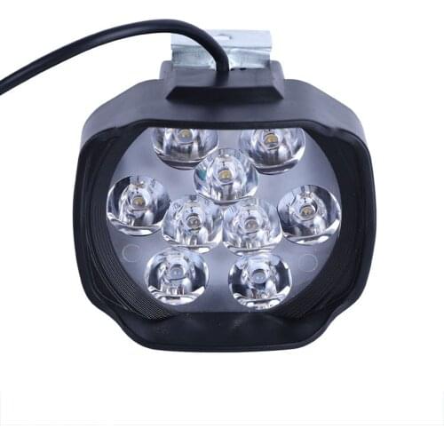 E Bike LED Light 24V 36V 48V 60V 72V 15W electric bike headlight Waterproof for Electric bicycle motorcycles front Light