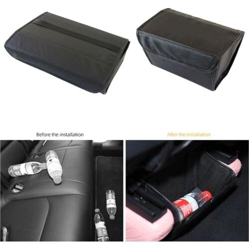 For Model Y 2021 Car Under Seat Storage Box Under Air Outlet Organizer Automobile Interior Hidden Organizer LX0E