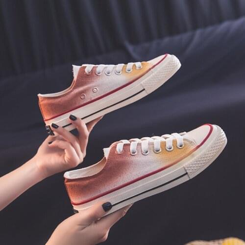 2020 Ladies Canvas shoes Comfortable Sneakers Trainers Footwear Canvas Shoes Women Vulcanize Casual Lace-up shoes W31-83