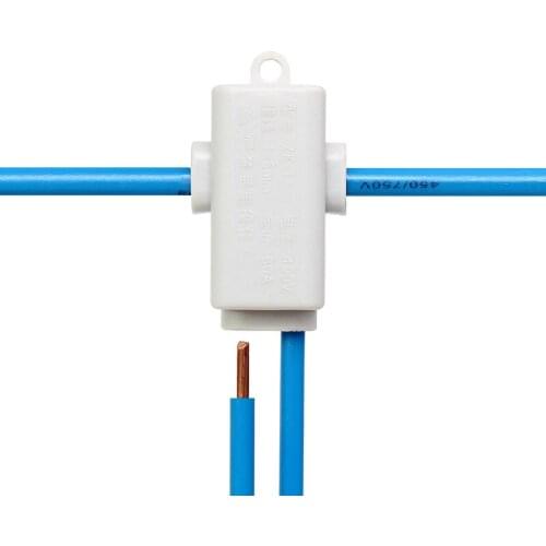 ZK-T1 High Power Wiring Line Splitter T Type Deconcentrator Joint Connector 1-6 Square Terminal