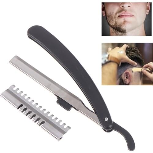 1PCS Metal Professional Hair Removal Shaving Armpit Hair Barber Knife Tool Foldable Double Edge Blades For Men And Women
