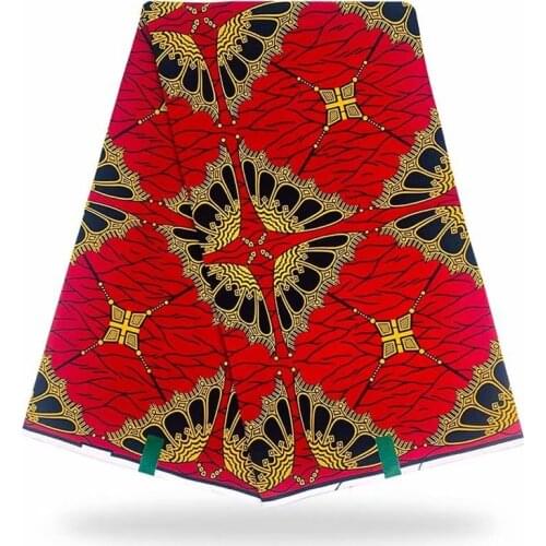 100%Real Wax Original Ankara Print Cotton Fabric By The Yard Veritable Soft Breathable African Dress Materials For Sewing VL1240