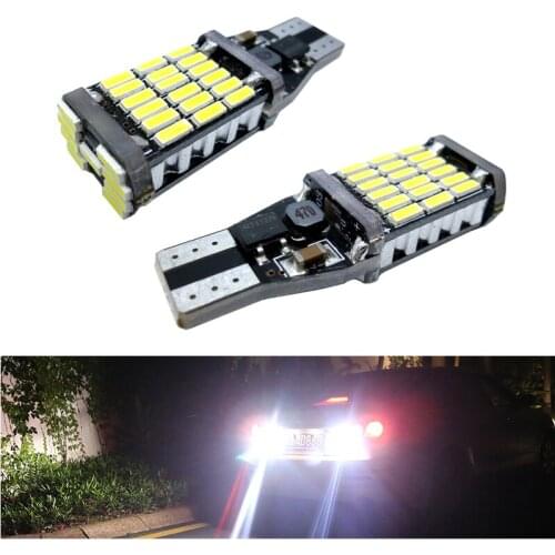 2x T16 T15 921 W16W LED Bulb Car Reverse Lamp Xenon White DC12V For Toyota Prius Celica Ipsum Verso Wish Prado Harrier