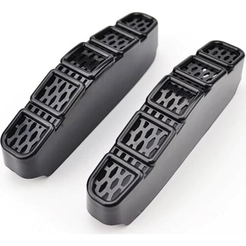 2Pcs For Jeep Renegade 2015 2016 2017 2018 Under Seat Floor AC Heater Air Conditioner Duct Vent Cover Grill Outlet Protective