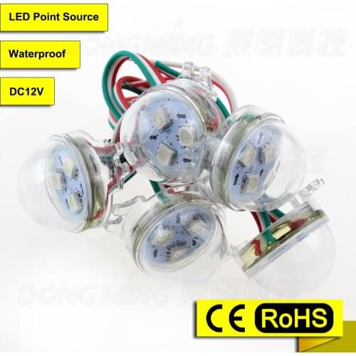 200pcs/lot 3leds LPD6803 led module IP68 12V RGB led pixel module light 5050 smd backlight advertising sign board