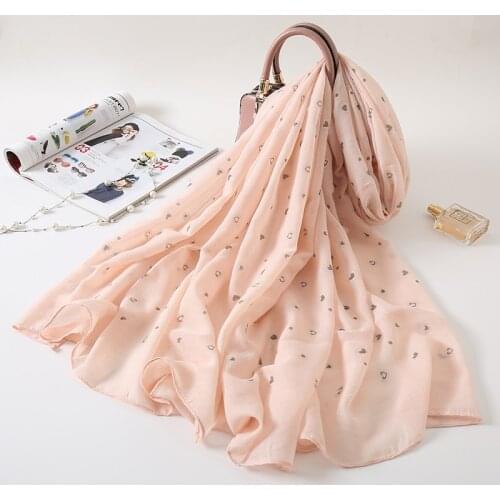 2021 Design Cotton Linen Scarf Women Lovely Print Long Shawl Hijab Female Muslim Headscaerf Wrap Bandana Kerchief Summer Foulard