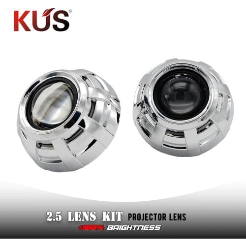 3.0 inch Universal Car Headlight Styling Shrouds Mask 2.5 Inch HID Bi Xenon Projector Lens Retrofit DIY H7 H4 Headlamp Lenses