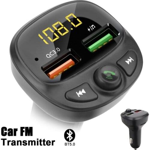 12/24V Bluetooth Car Audio Radio Switch MP3 FM Transmitter Control USB Chargers 3.0 Off Road 4x4 Caravan Automobile Accessories