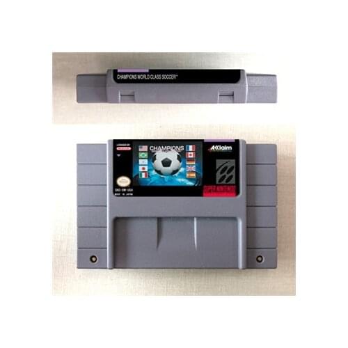 Champions - World Class Soccer - Action Game Card US Version English Language