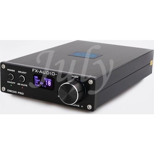 D802C 80W high power pure digital Bluetooth amplifier, HIFI home fiber coaxial USB small amplifier, frequency response 18-22kHz