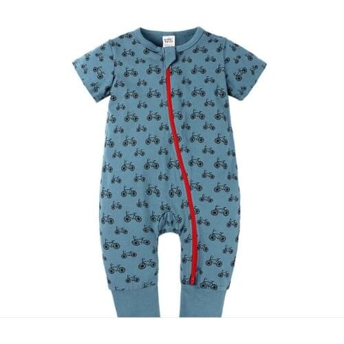 Unisex Infant Baby Clothes Cotton Summer Newborn Baby Romper Girl Outfit Onesie Short Sleeve Baby Boy Jumpsuit Clothing Costume