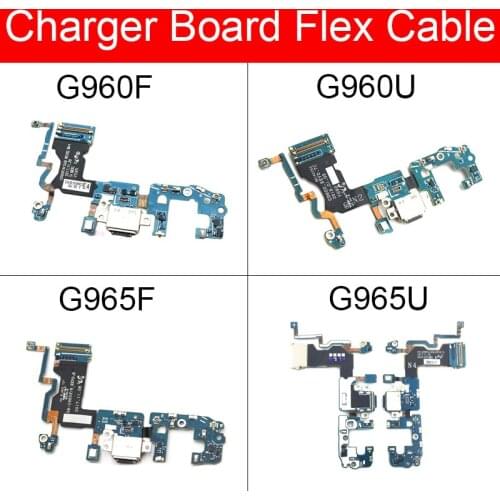 USB Charging Jack Dock Board For Samsung Galaxy S9 S9 Plus G965F G960F G960U G965U USB Charger Port Connector Board Parts