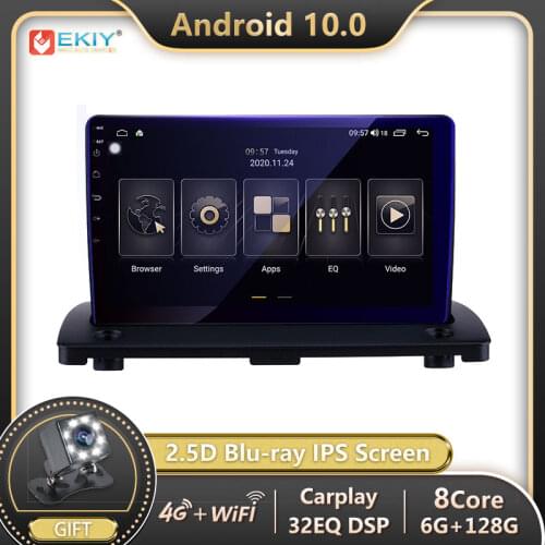 EKIY For Volvo XC90 2004-2014 Android 10 Car Radio 8 Core 6+128G Autoradio Multimedia Video Player Navigator GPS Stereo 2din DVD