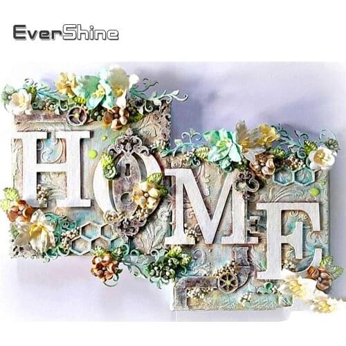 Evershine 5D DIY Diamond Painting Home Rhinestones Pictures Diamond Embroidery Landscape Cross Stitch Mosaic Handicrafts