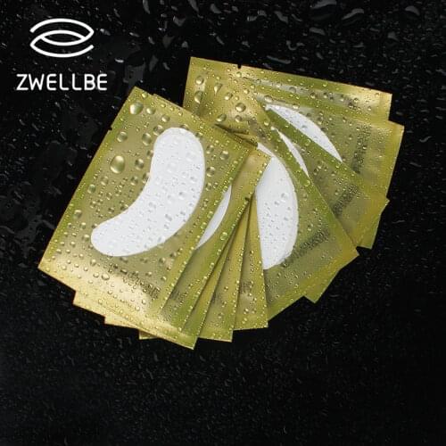 50 Pairs Eyelash Pad Gel Patch Grafting Eyelashes Under Eye Patches For Eyelash Extension Paper Sticker Wraps Makeup Tools