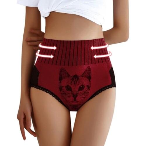 Shapers Women High Waist Body Shaper Slimming Butt Lifter Shapewear Solid Color Underwear Tummy Control Panties