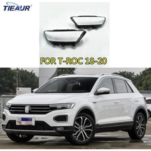 Headlight Lens Cover for T-ROC 18-20 Auto car Clear Shell Transparent Lens Cover Replacement