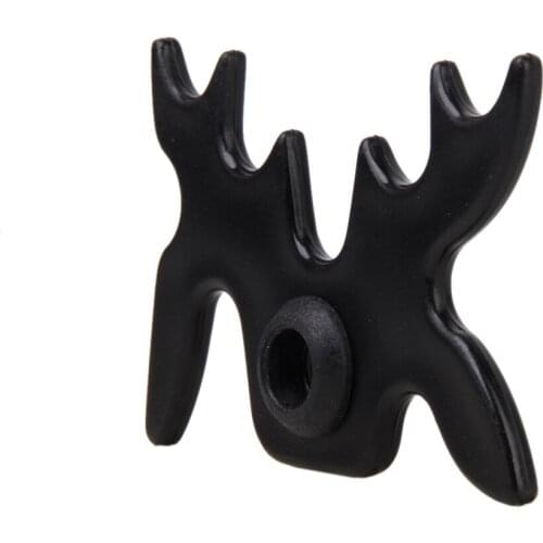 Set Of 2 MOOSE HEAD Pool Cue Stick Bridge 9 Slip-On Spider Bat BLK