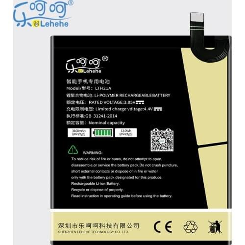 New LEHEHE Battery LTH21A for Letv Le Max 2 X820 Le Max2 LTH21A 3100mAh Smartphone Battery Replacement with Tools Gifts