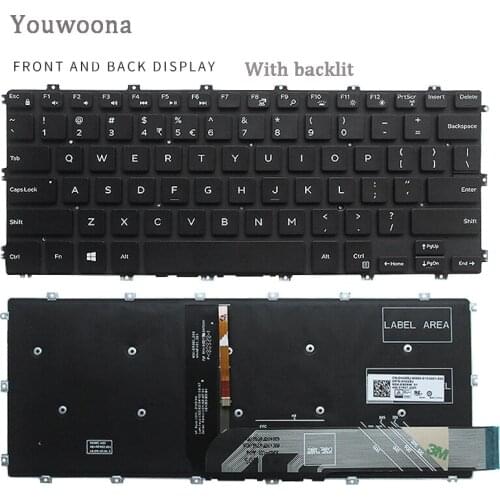 New Original Laptop Keyboard For Dell Inspiron 5580 5585 5588 7588 5480 5485 5488 7586