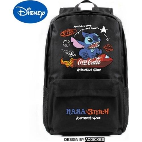 Original Disney Stitch Elementary School Bag Junior High School Student Backpack Middle School Student Backpack Men And Women