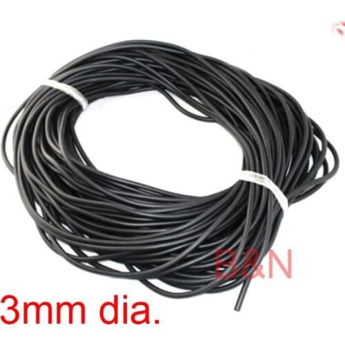 3mm diameter FPM FKM RUBBER STRIP Fluoro Rubber round bar, o type Viton Seal strip anti corrosion Fluorous Viton rubber rod