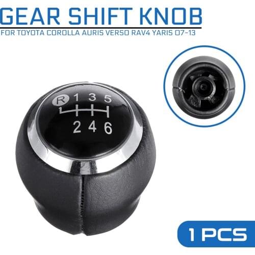 5/6 Speed Lever Head Gear Stick Shift Knob Car Direct Replacement Smoothly For Toyota Corolla Auris Verso RAV4 Yaris 2007-2013
