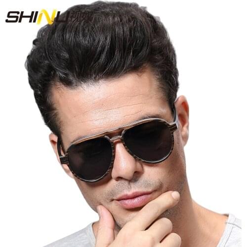 Vintage oval sunglasses wood laminited retro women sunglasses new fashion brand designer sun glass polarized SH73001