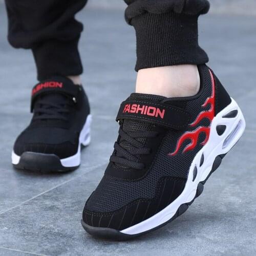 Spring Autumn Air Cushion Sneakers Kids Casual Shoes Breathable Mesh Running Shoes Outdoor Boys Basket Footwear Chaussure Enfant