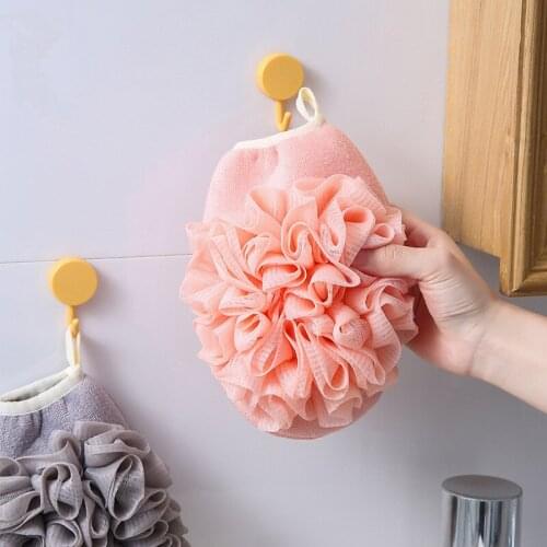 1Pc Reusable Bath Glove Household Double-Sided Bath Supplies Adult Mesh Sponge Creative Towel Bathroom Tool