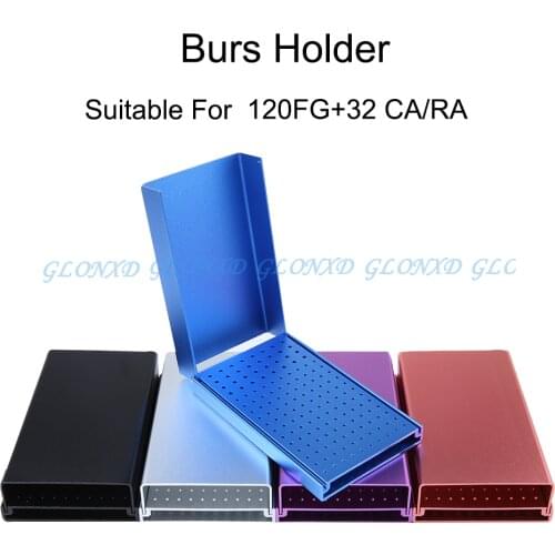 1pcs Dental 152 hole High/Low speed Dental Burs cleaning stand Autoclave Sterilizer Case Burs For Oral Care Tools