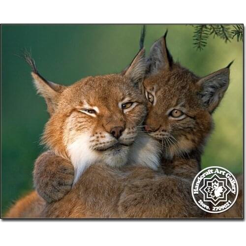 Free Shipping Factory Direct Sale Diamond Painting Full Square Diamond Embroidery Acessorios Home Decoration Cross Stitch Lynx