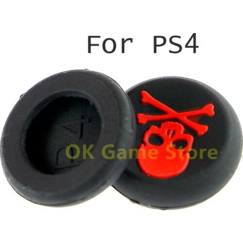 5pcs Skull Thumb Stick Grips Cap Gamepad Joystick Cover Case For Sony PlayStation 4 PS3 PS4 PS5 Xbox One 360 Controller