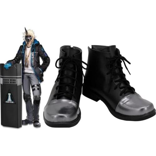 Arknights Noir Corne Cosplay Boots Black Shoes Custom Made Any Size