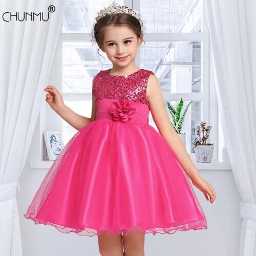 Baby Lace Petal Princess Dress For Girl Elegant Birthday Party Dress Girl Dress Baby Girls Christmas Clothes