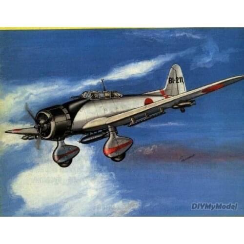 DIYMyModeI Aichiwar dive bomber DIY Handcraft Paper Model KIT Handmade Toy Puzzles Gift Movie props