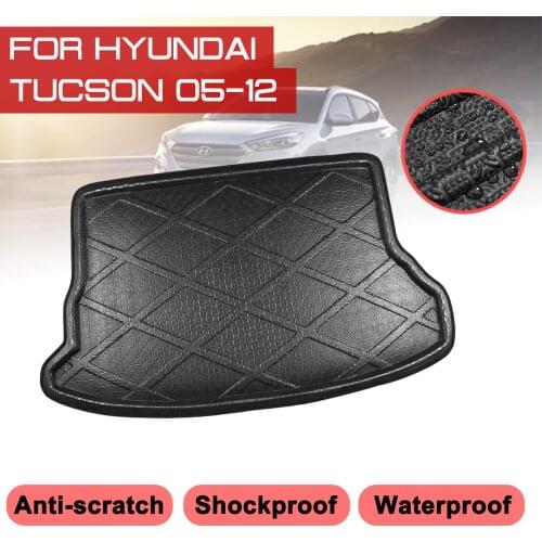 For Hyundai Tucson 2005 2006 2007 2008 2009-2012 Car Floor Mat Carpet Rear Trunk Anti-mud Cover