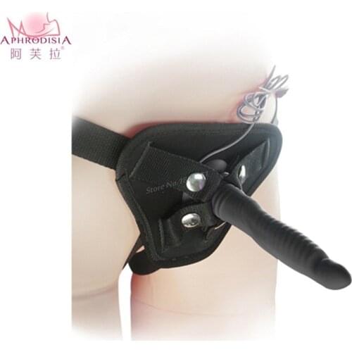 APHRODISIA 8 in Strap on Ripple Dildo Vibe 7 Mode Strap-On Penis Vibrators Huge Dildo Big Dick Strapon Adult Sex Toys for Woman