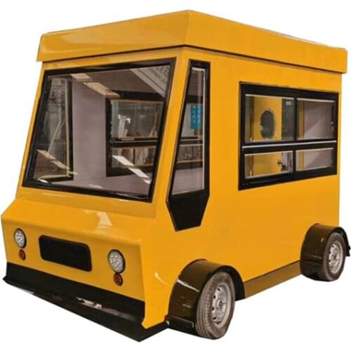 Fast Mobile Food Truck Stainless Steel Dining Car For Europe Hot Dog Food Vending Van Support Customization